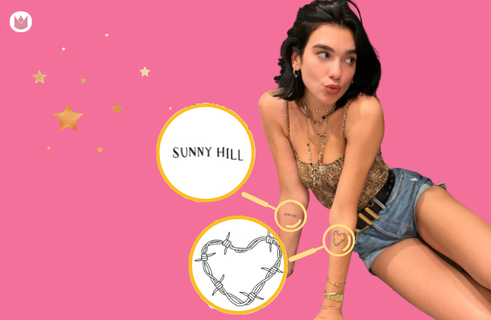 Qué significan los tatuajes de Dua Lipa? ¡Descúbre sus 19 tattoos!